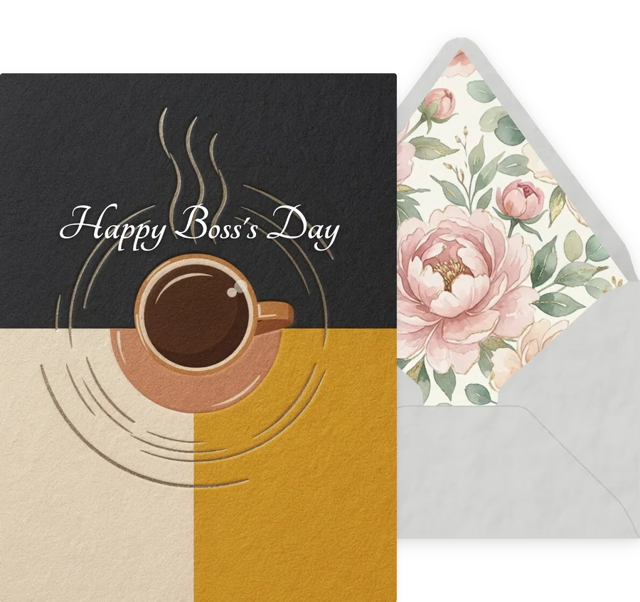 Boss's Day — 05 Modern invitation