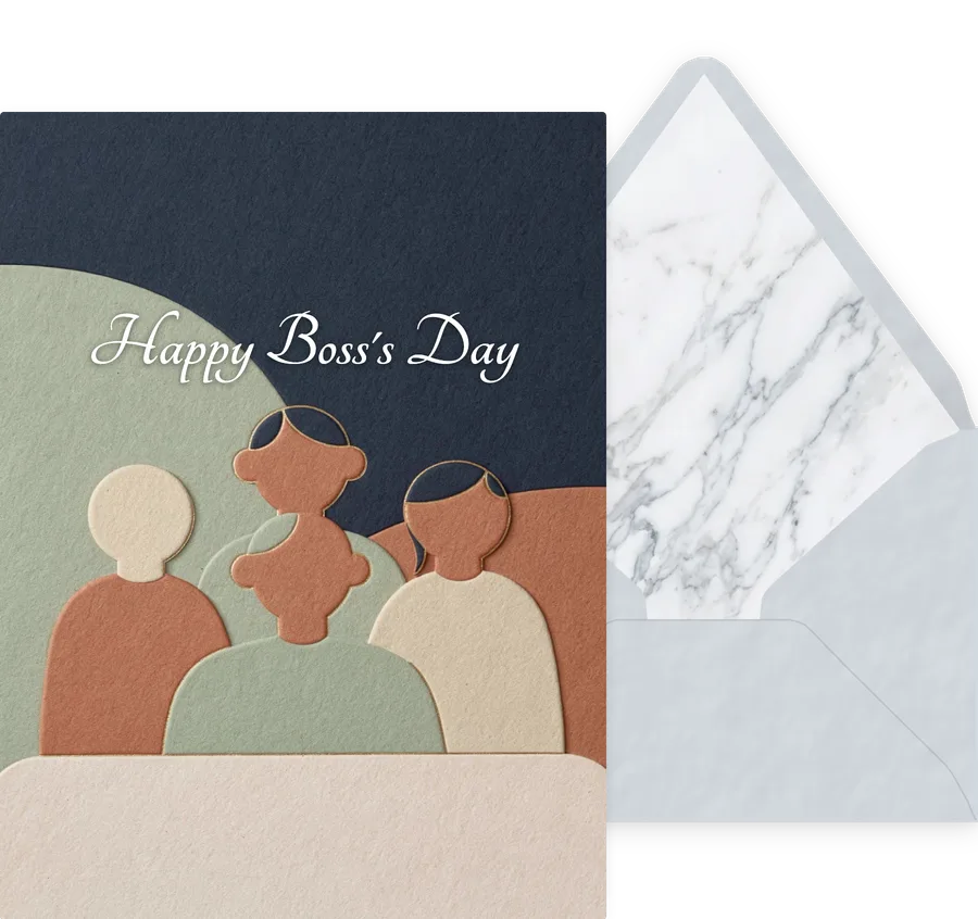 Boss's Day — 06 Modern invitation