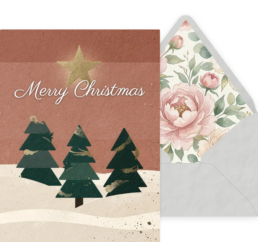 Merry Christmas — 03 Modern invitation