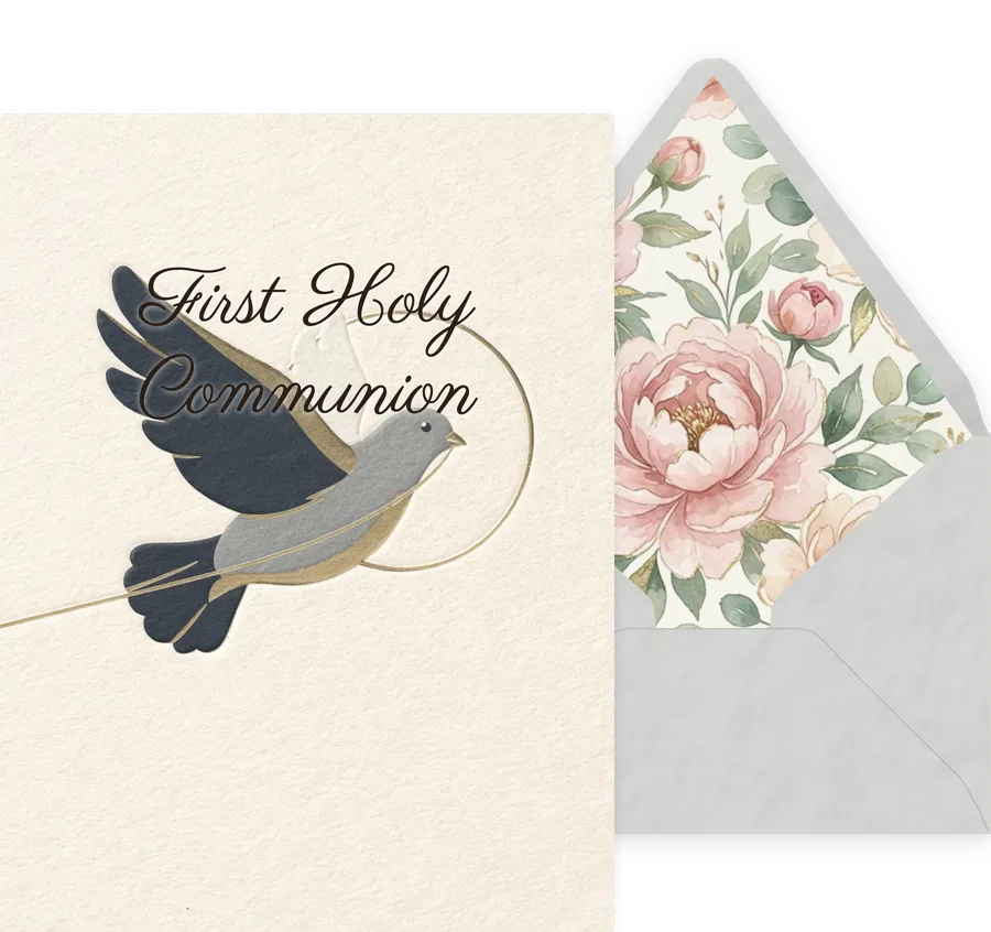 First Holy Communion — 13 Modern invitation