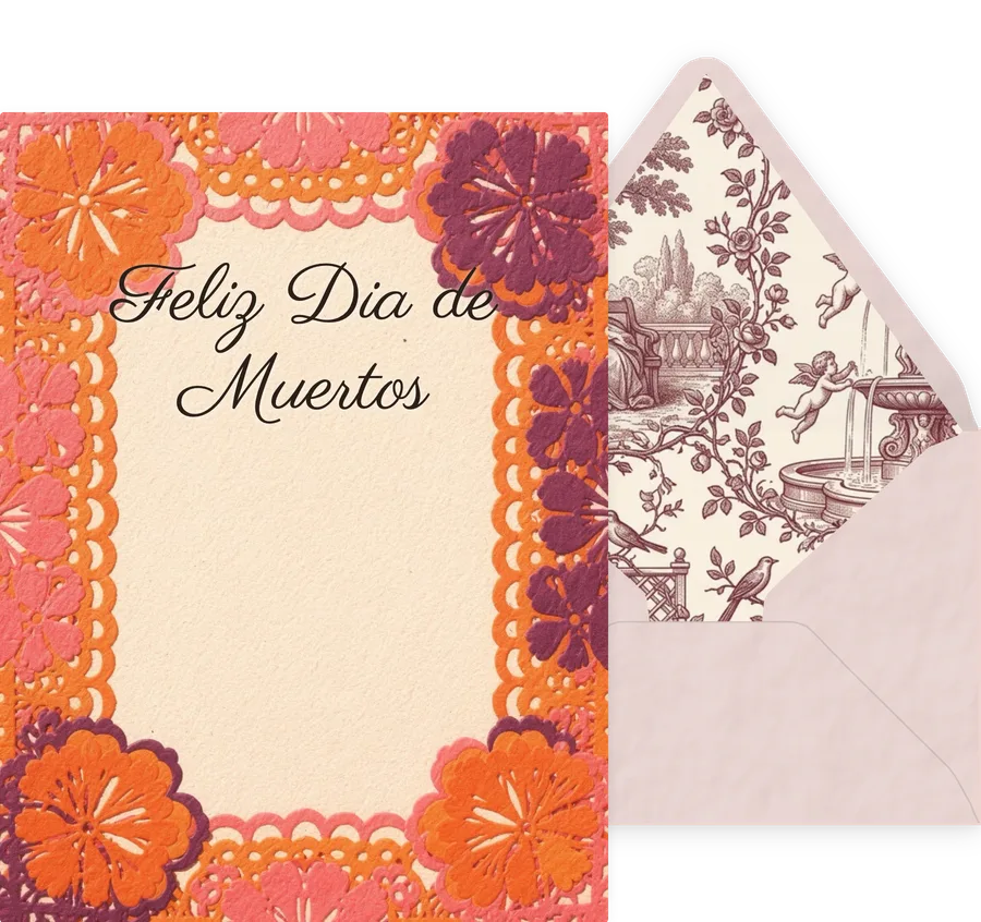 Feliz Dia de Muertos — 06 Modern invitation