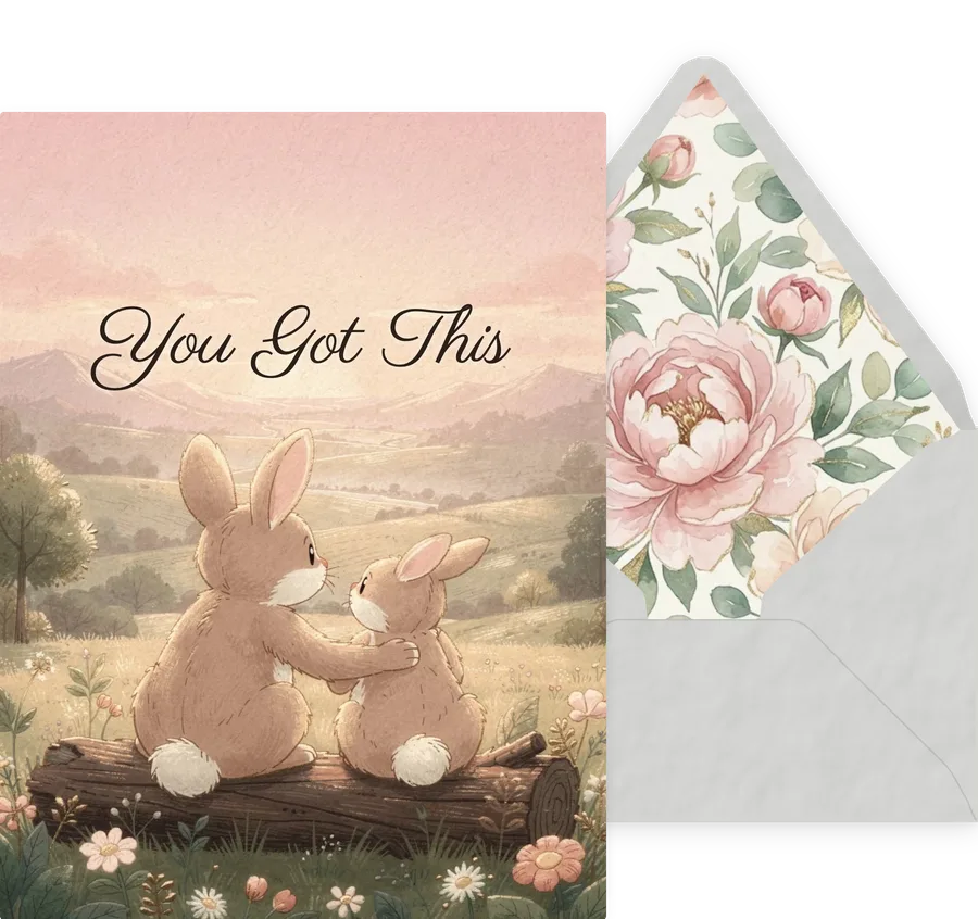 You Got This — 03 Cute Animal invitation