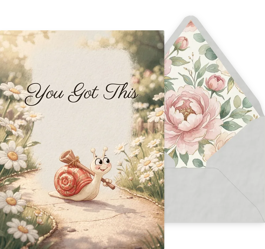 You Got This — 05 Cute Animal invitation