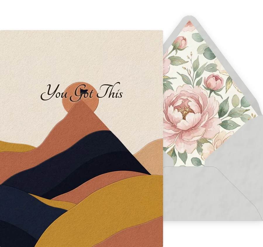 You Got This — 11 Modern invitation