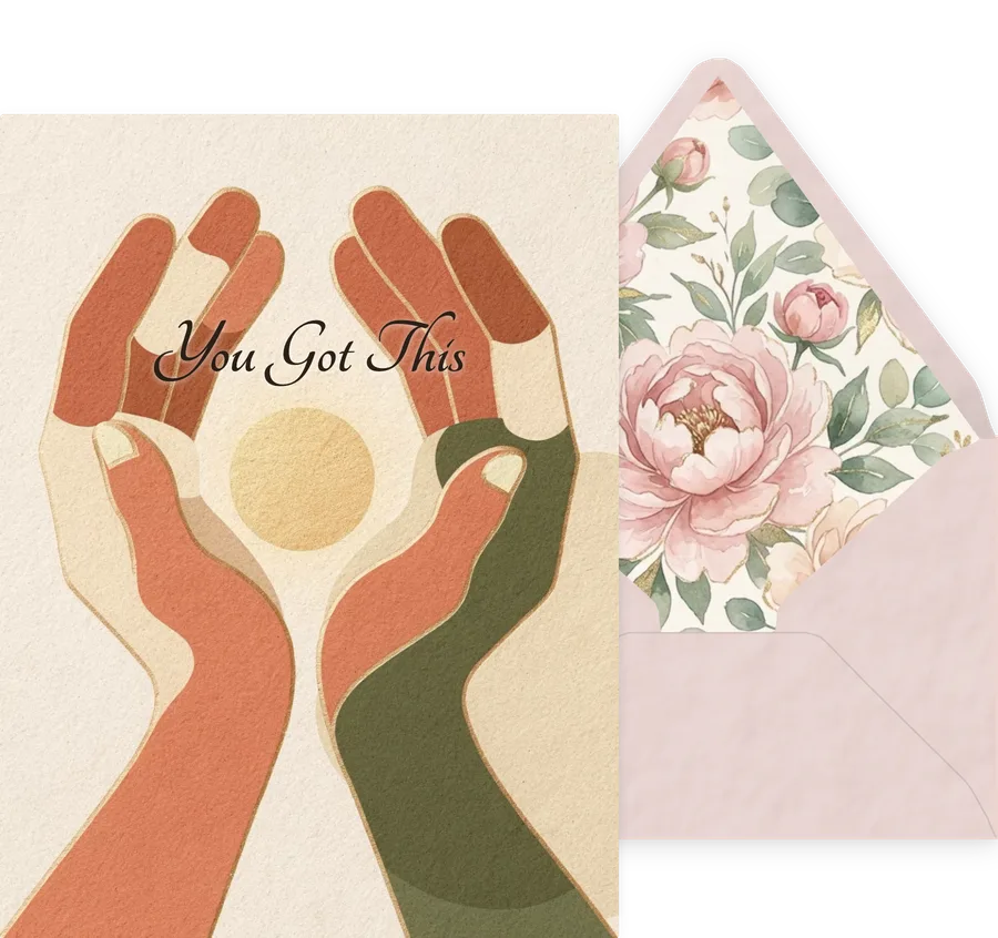 You Got This — 15 Modern invitation