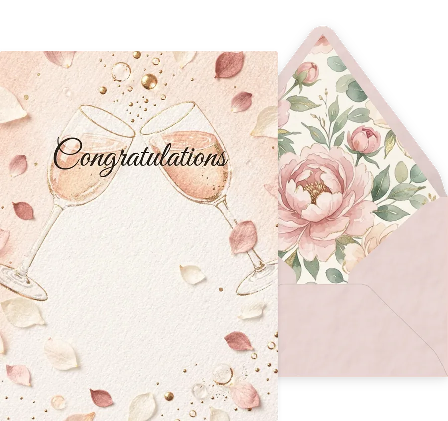 Congratulations — 04 Elegant invitation