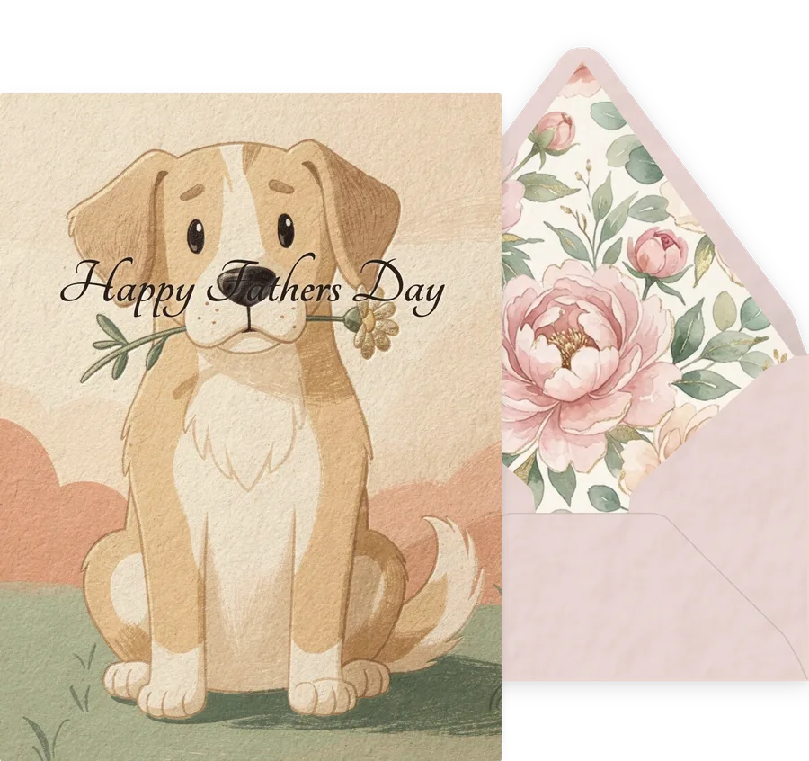 Fathers Day — 36 Pet invitation