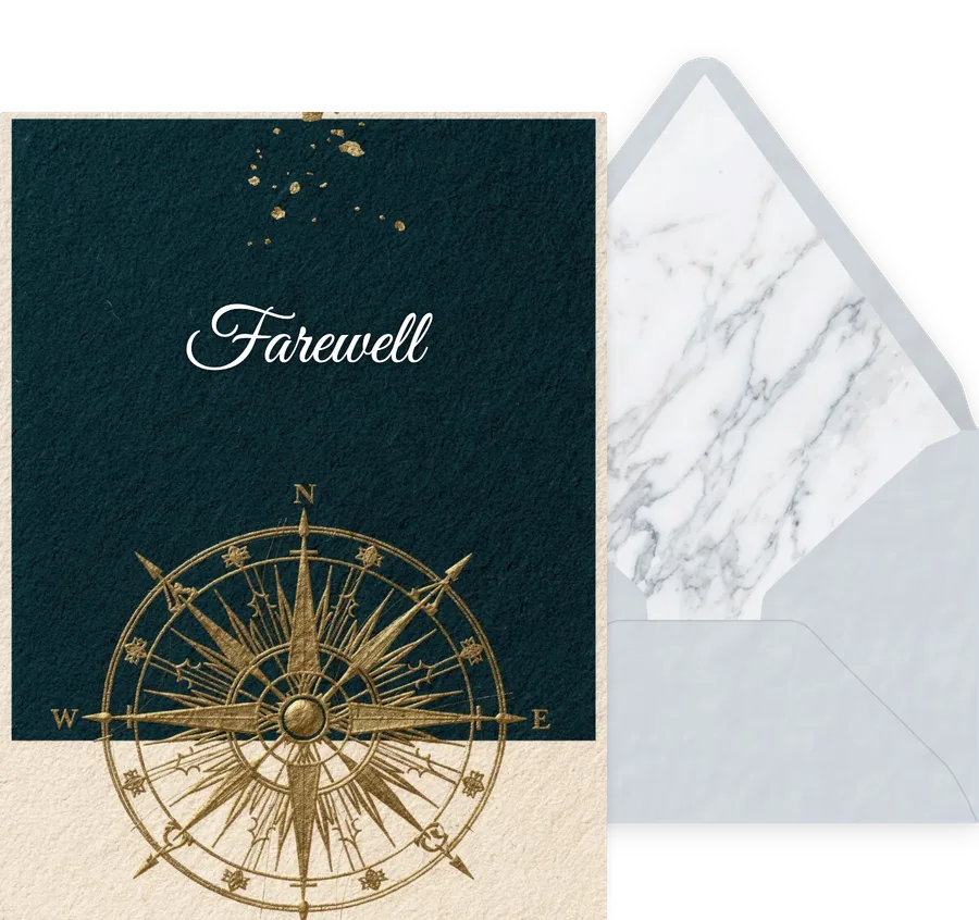 Farewell — 04 Elegant invitation