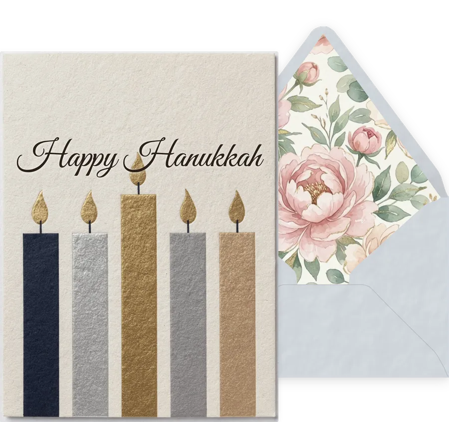 Hanukkah — 07 Modern invitation