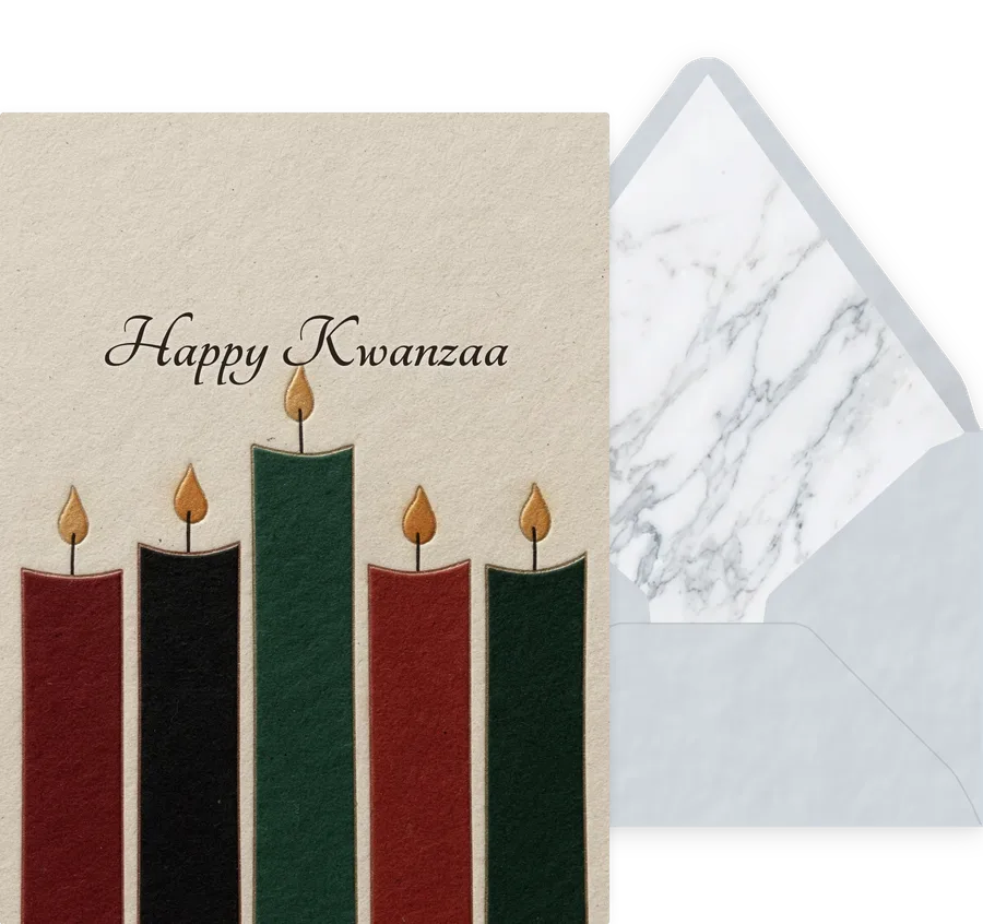 Kwanzaa — 05 Modern invitation