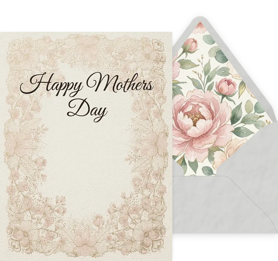 Mothers Day — 04 Elegant invitation