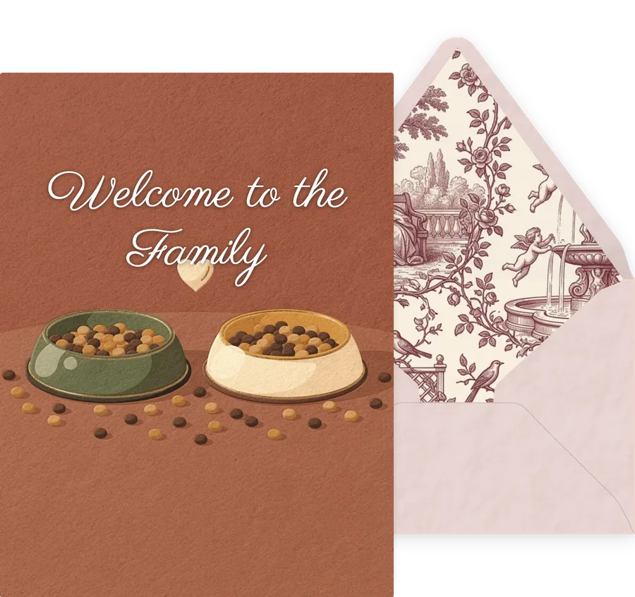 Welcome to the Family — 05 Modern invitation