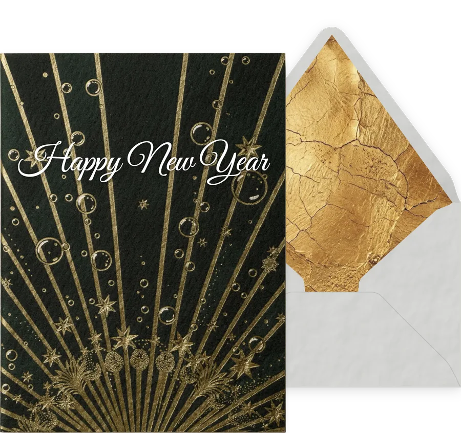 New Year — 04 Elegant invitation