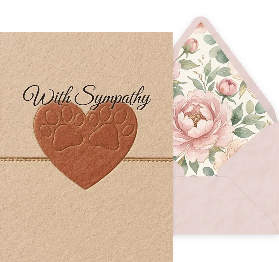 Sympathy — 03 Modern invitation