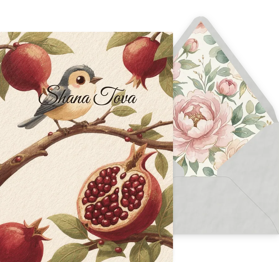 Shana Tova — 02 Cute Animal invitation