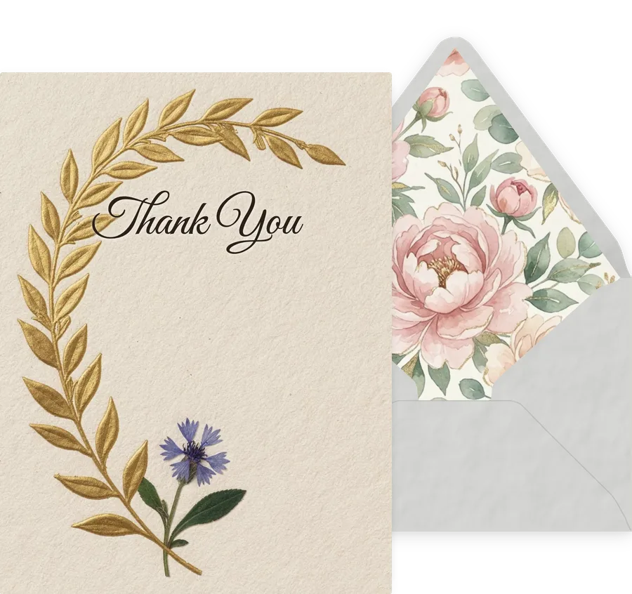 Thank You — 04 Elegant invitation