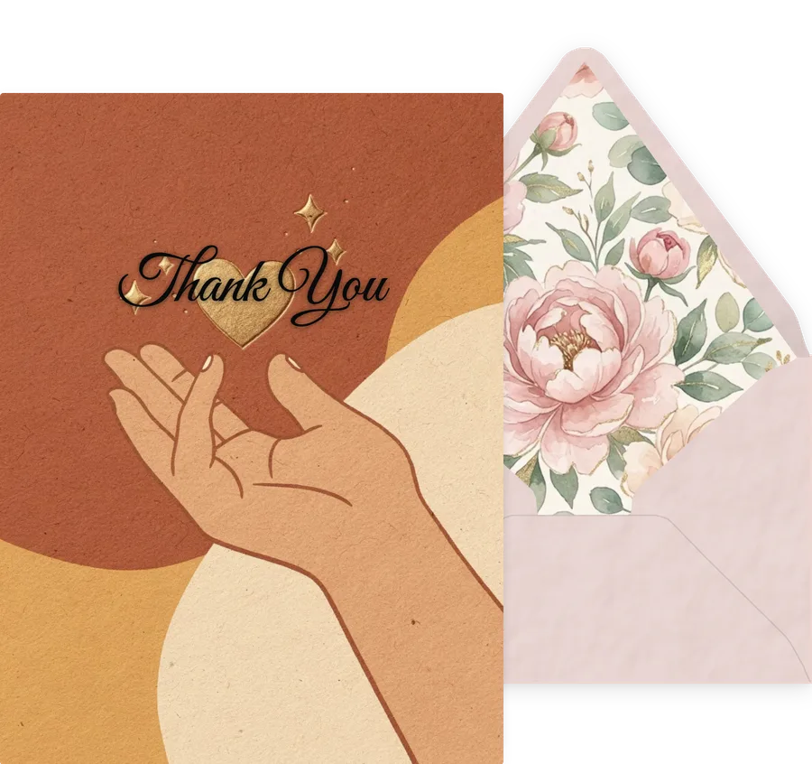 Thank You — 03 Modern invitation