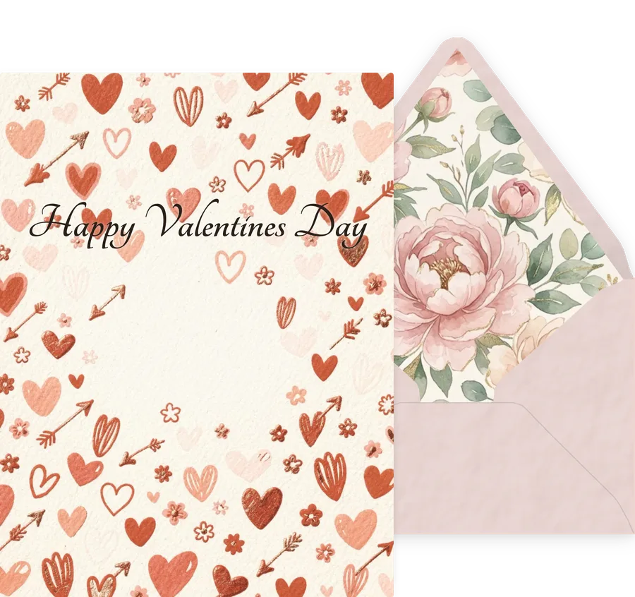 Valentines Day — 07 Modern invitation