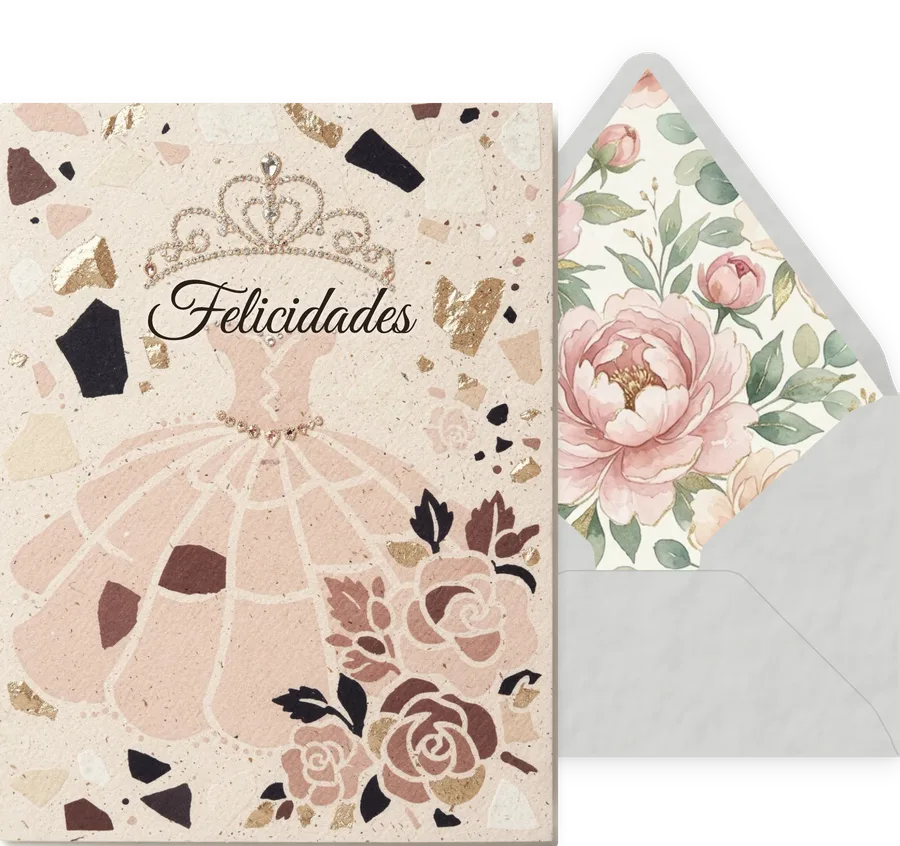 Felicidades — Terrazzo 06 invitation