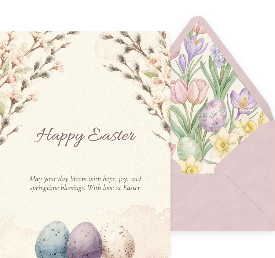 Easter — Spring Branches invitation