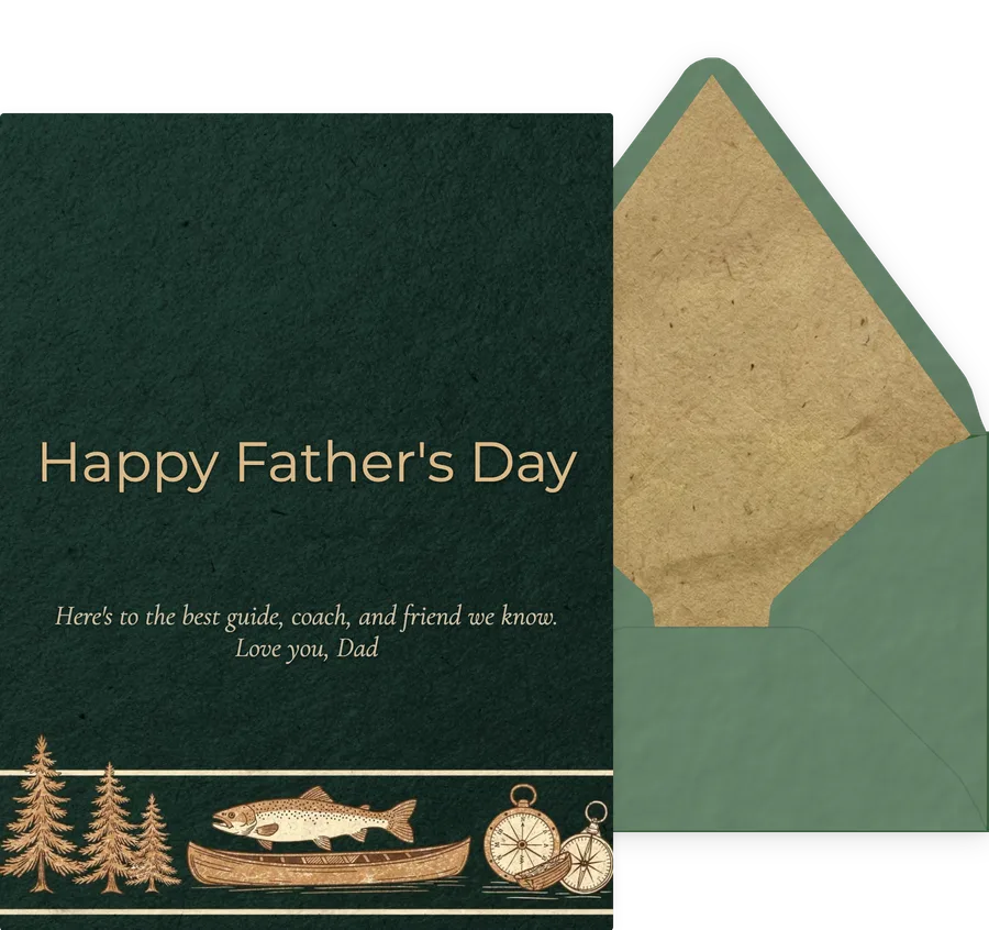 Father's Day — Forest Kraft invitation