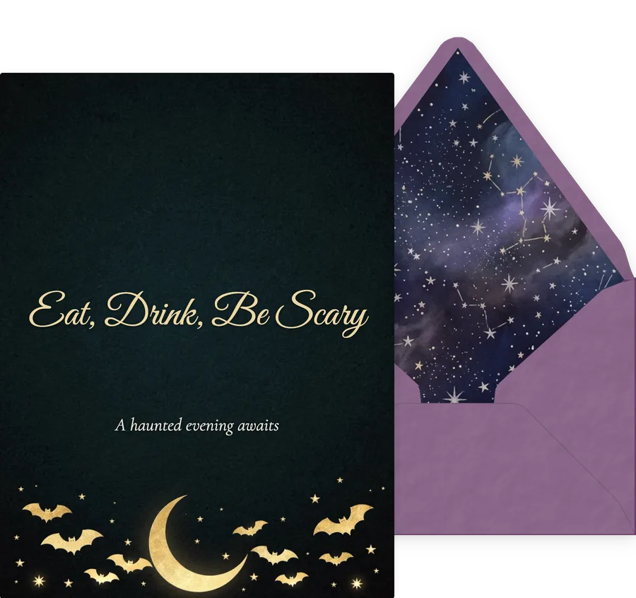 Halloween invitation
