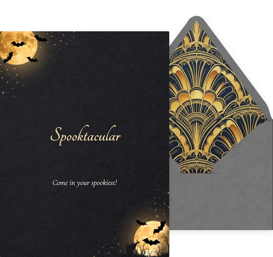 Halloween invitation