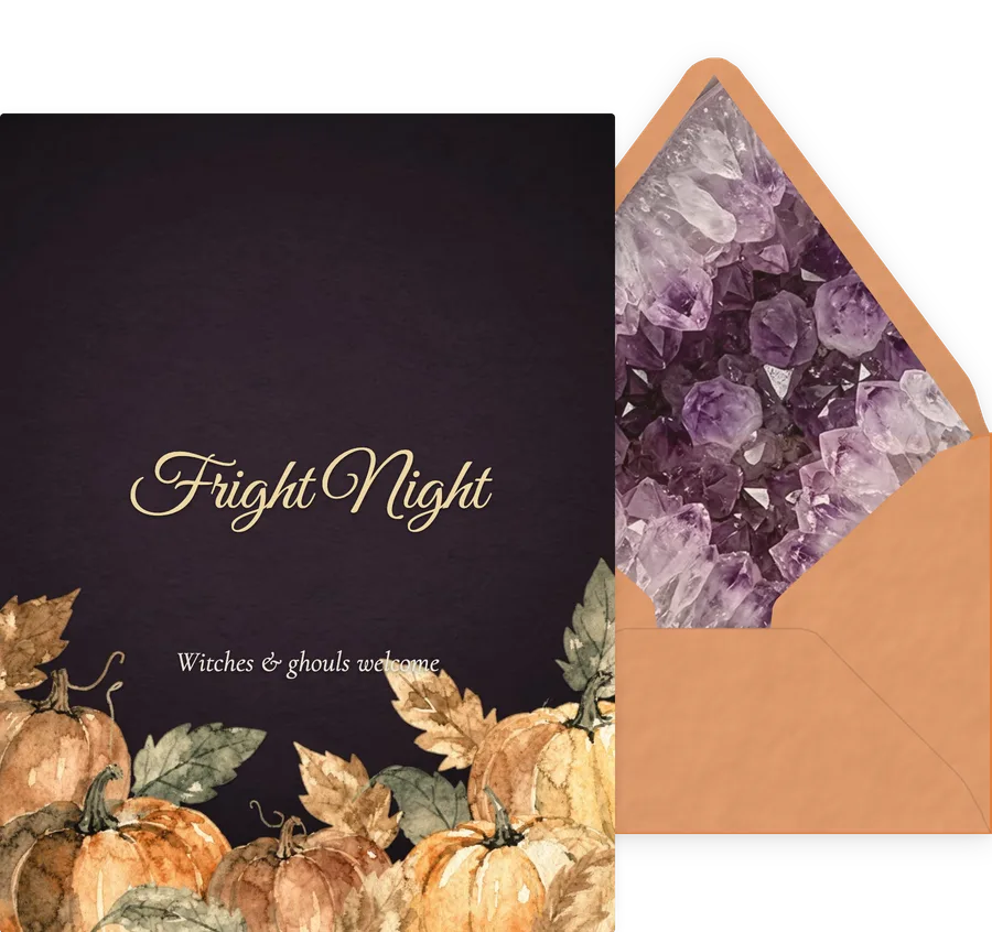 Halloween invitation