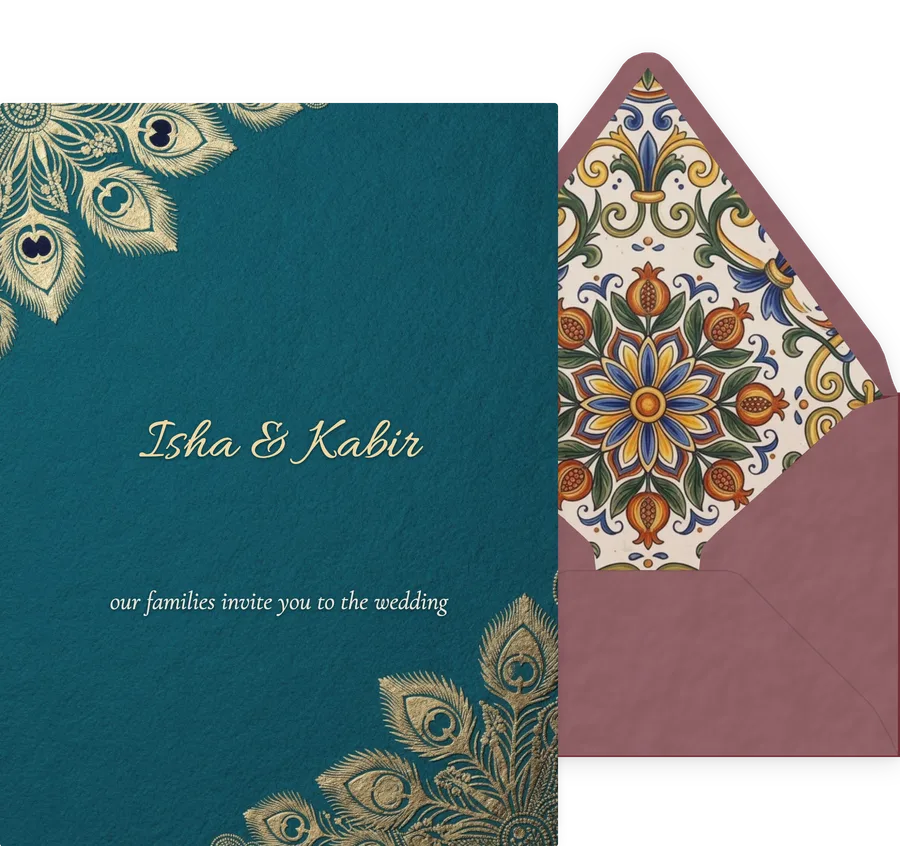 Indian Wedding invitation