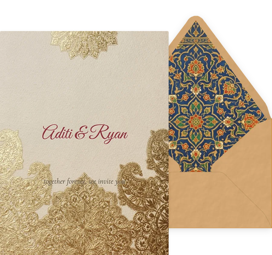 Indian Wedding invitation