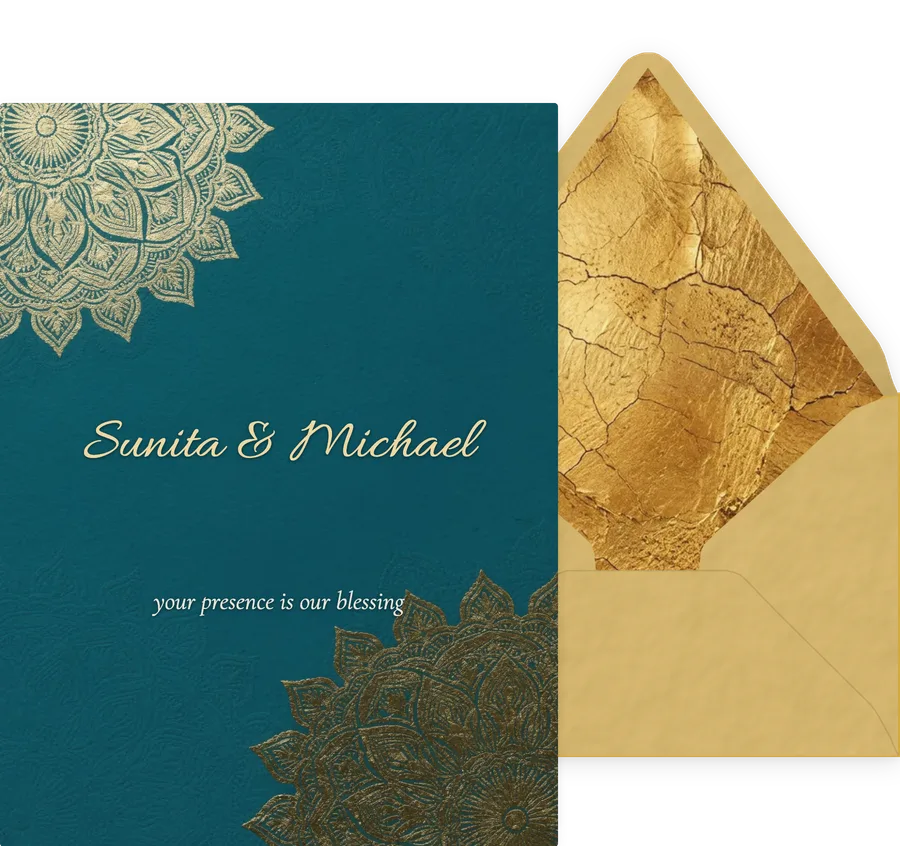Indian Wedding invitation