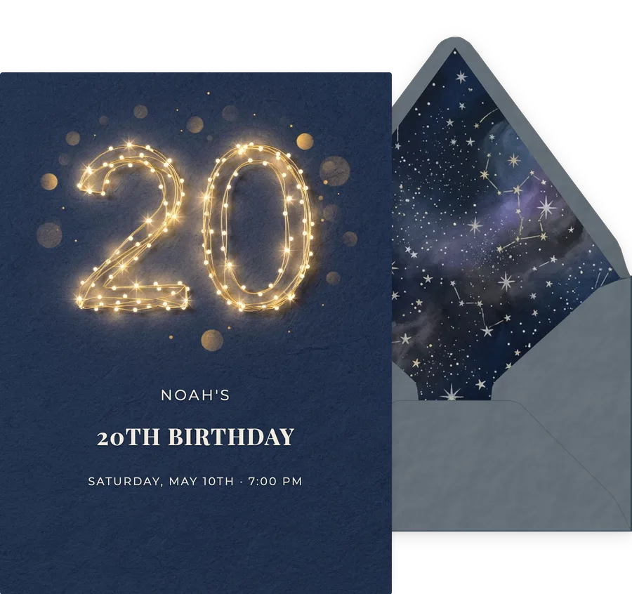 20th — Fairy invitation