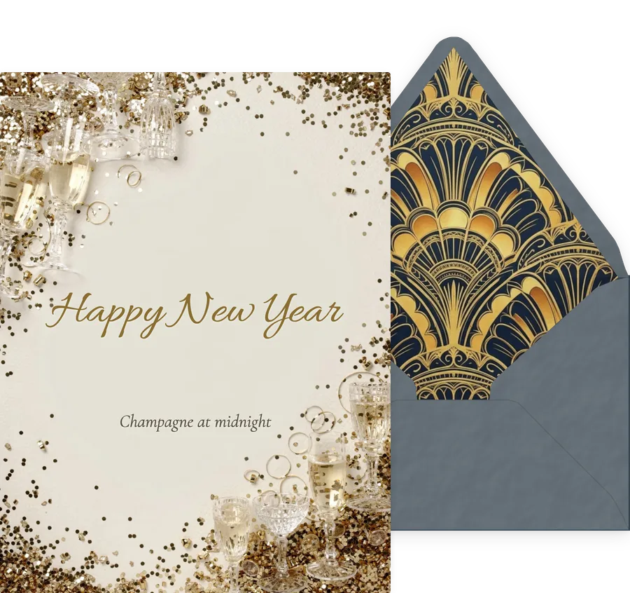New Year's Eve invitation
