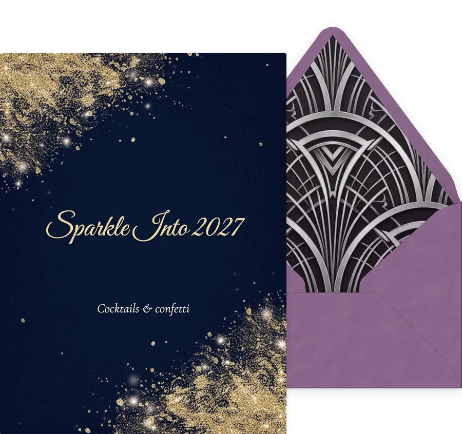 New Year's Eve invitation