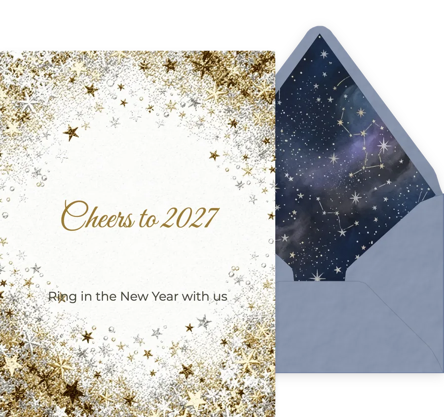 New Year's Eve invitation