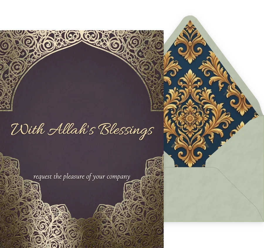 Nikkah invitation