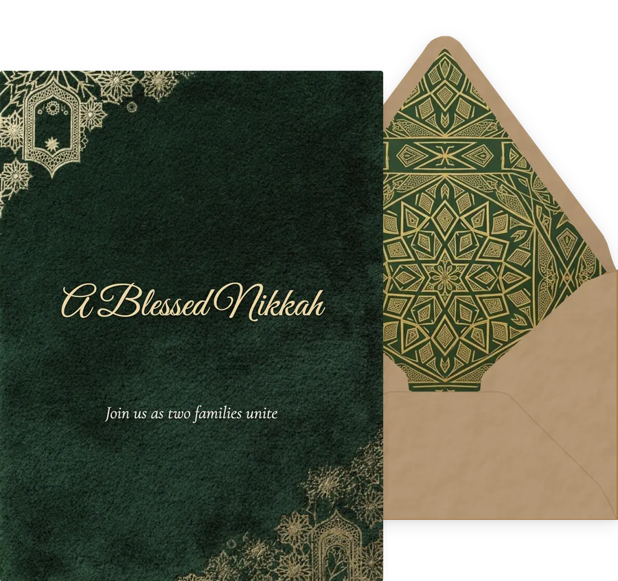 Nikkah invitation