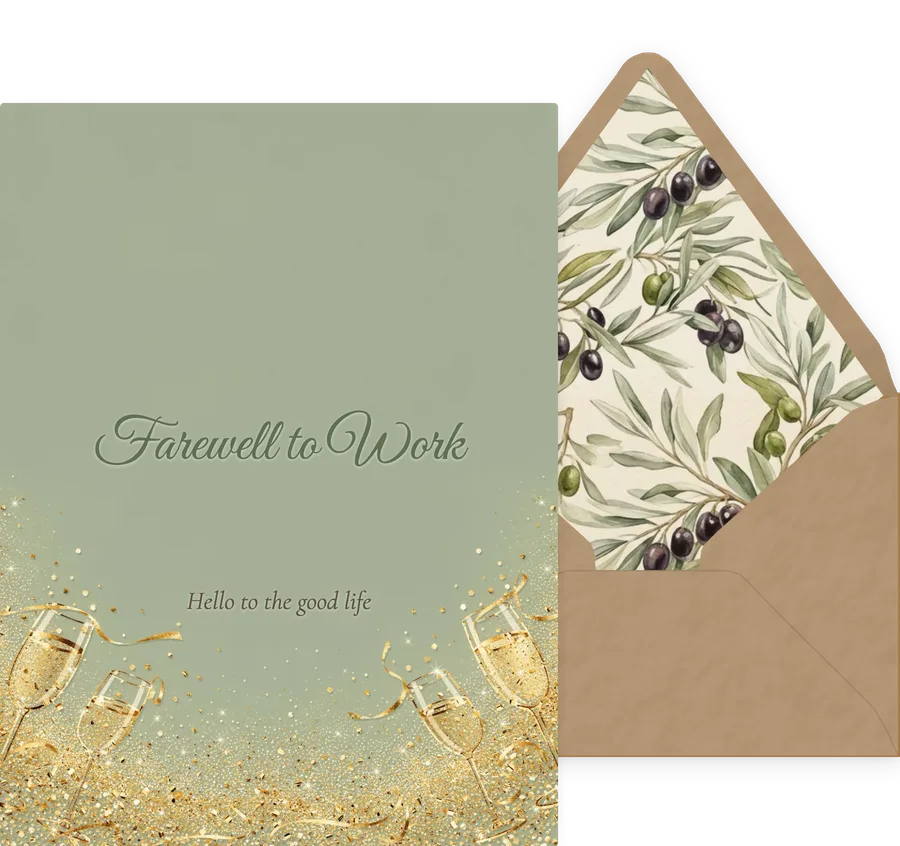 Retirement invitation