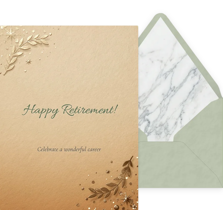 Retirement invitation