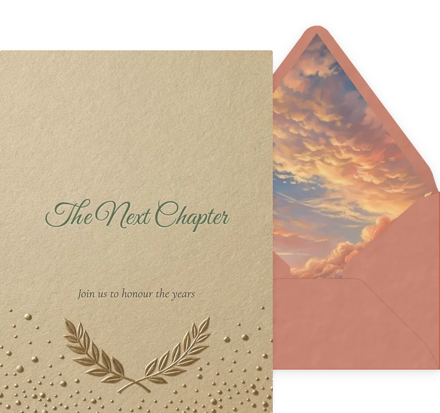 Retirement invitation