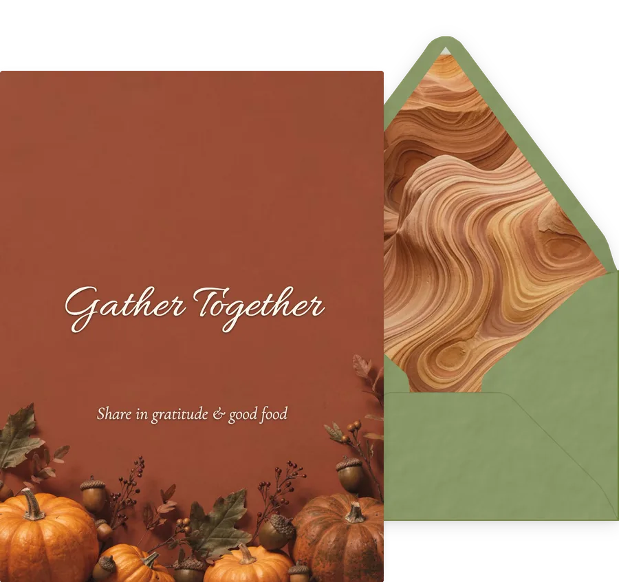 Thanksgiving invitation