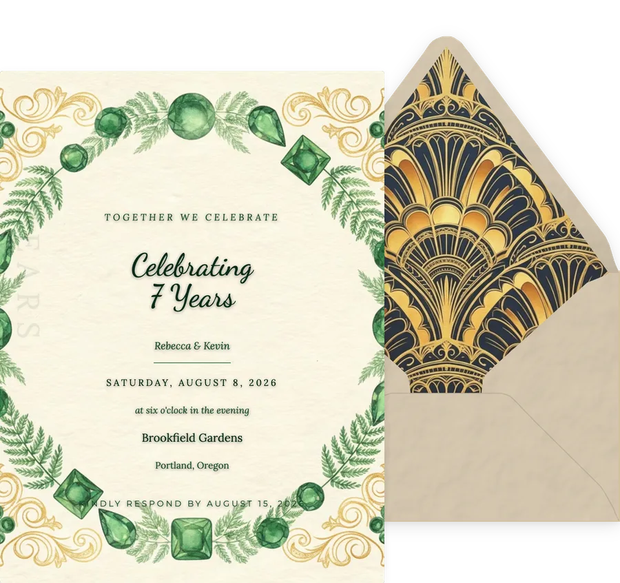 Emerald invitation