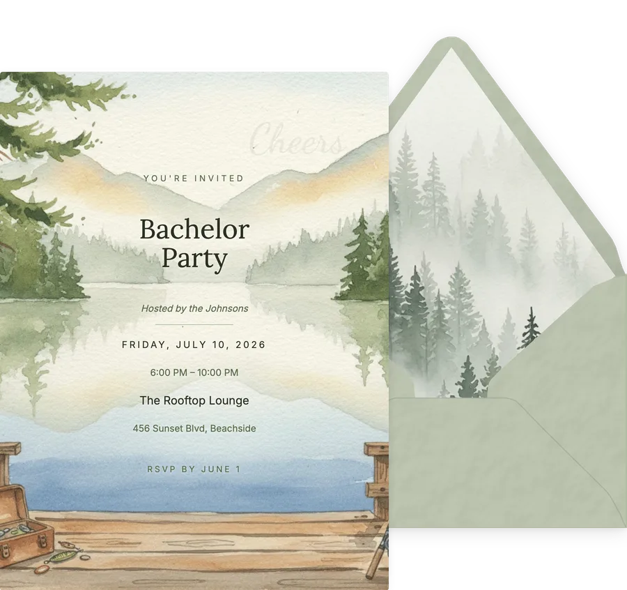 Lake House invitation