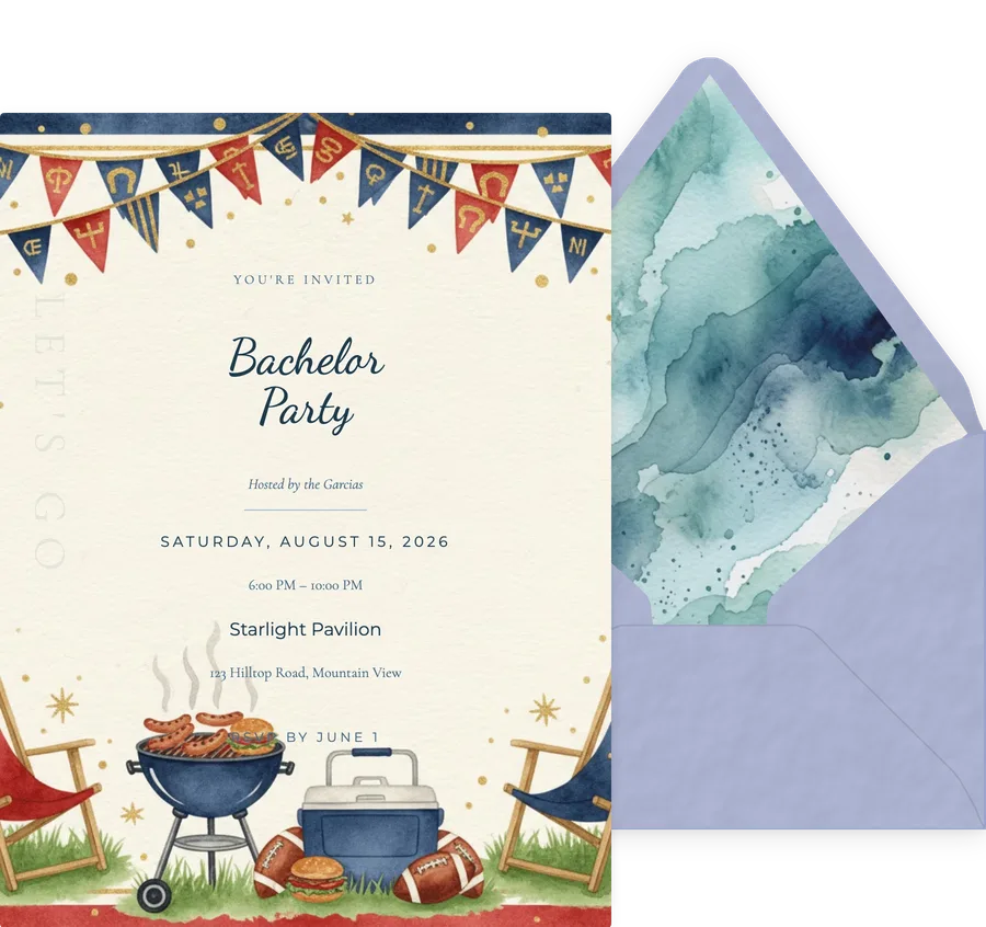 Tailgate Party invitation