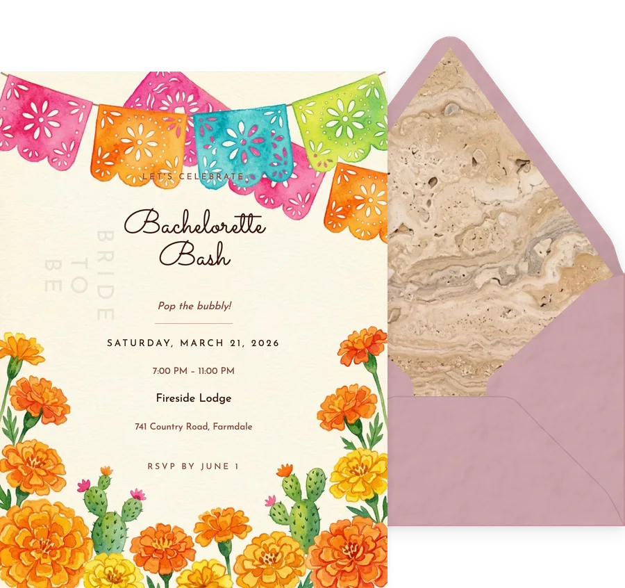 Fiesta Hot invitation
