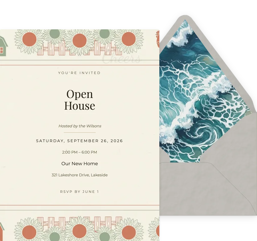 Farmhouse invitation