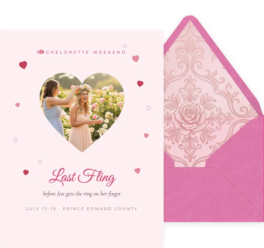 Last Fling invitation