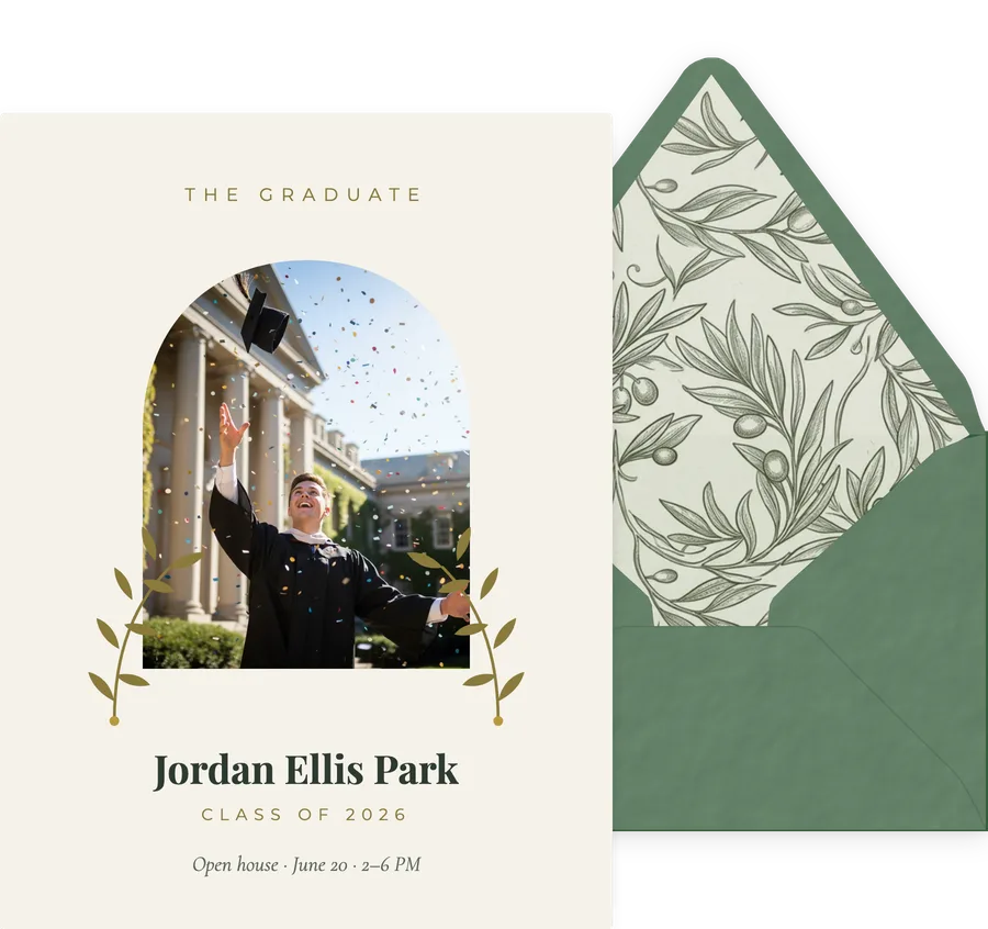 The Graduate invitation
